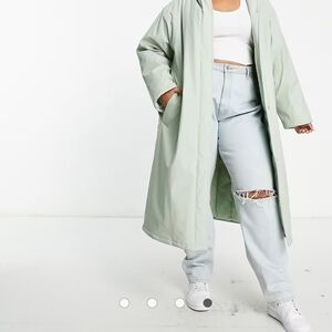 Stylish Hooded Jacket in Light Green